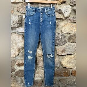 Free People Sabrina skinny size 28 button fly - very stretchy